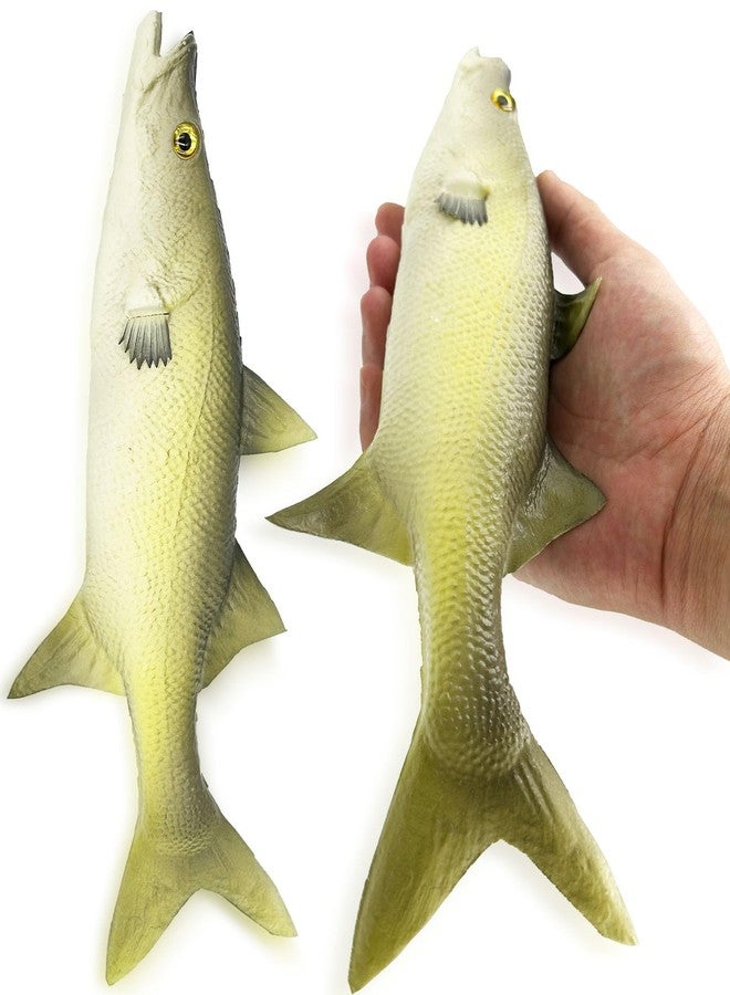Nexboraque 4 Pack Fake Fish, 11 Inch Artificial Fish Models Simulated Pretend Realistic Fish Lifelike Sea Fish for Party Display, Kitchen Decor, Photography Props, 4 Types - Image 3